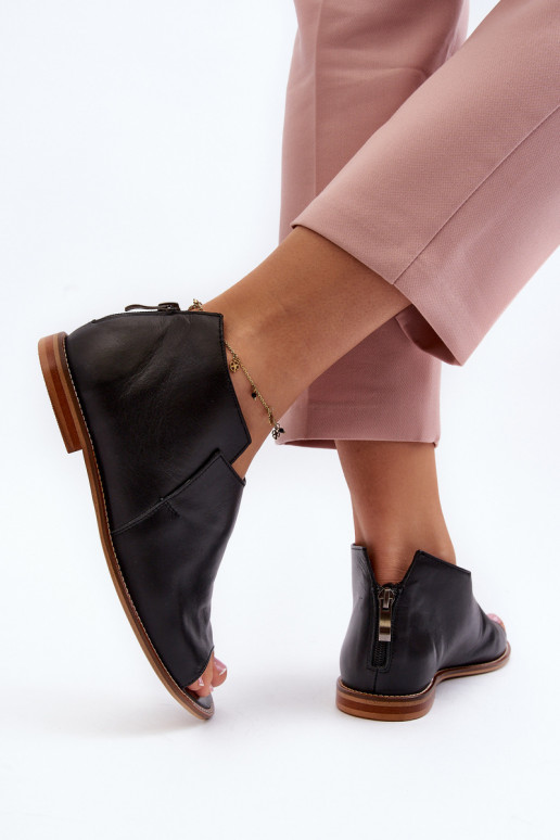 Dámske Dámske sandále Laura Messi 2443 čierna Dámske Dámske sandále Laura Messi 2443 čierna