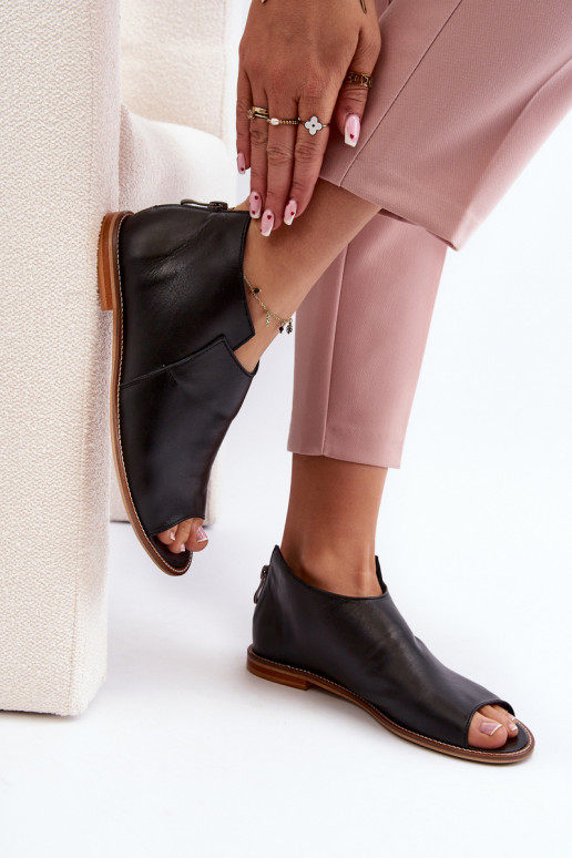 Dámske Dámske sandále Laura Messi 2443 čierna Dámske Dámske sandále Laura Messi 2443 čierna