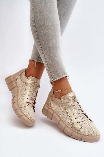 Dámske Kožené topánky Máciejka 05850-22 slonovina 2