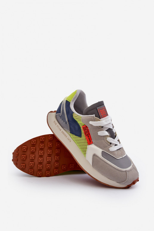 tenisky Tenisky model obuvi pánske Memory Foam System Big Star NN174344 sivá tenisky Tenisky model obuvi pánske Memory Foam System Big Star NN174344 sivá