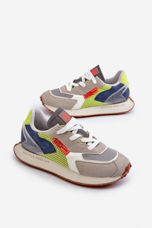 tenisky Tenisky model obuvi pánske Memory Foam System Big Star NN174344 sivá tenisky Tenisky model obuvi pánske Memory Foam System Big Star NN174344 sivá