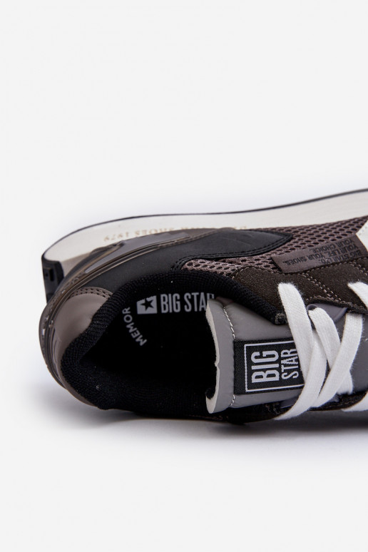 tenisky Tenisky model obuvi pánske Memory Foam System Big Star NN174347 čierna