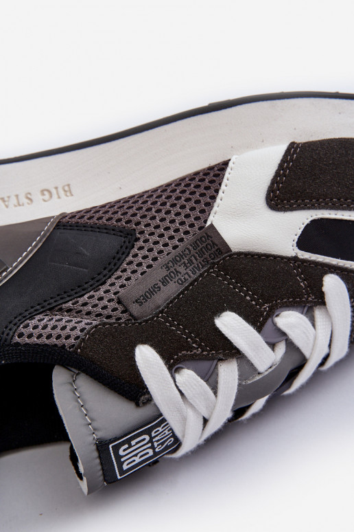 tenisky Tenisky model obuvi pánske Memory Foam System Big Star NN174347 čierna