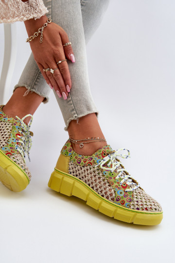 Dámske Kožené topánky Máciejka 05850-09 Limetka 2