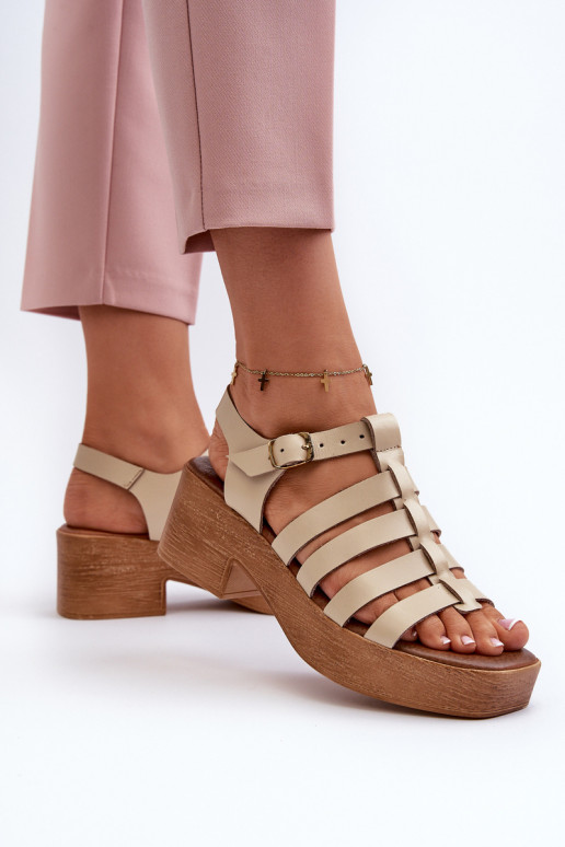 Zazoo 40410 Dámske sandále Dámske béžová Zazoo 40410 Dámske sandále Dámske béžová