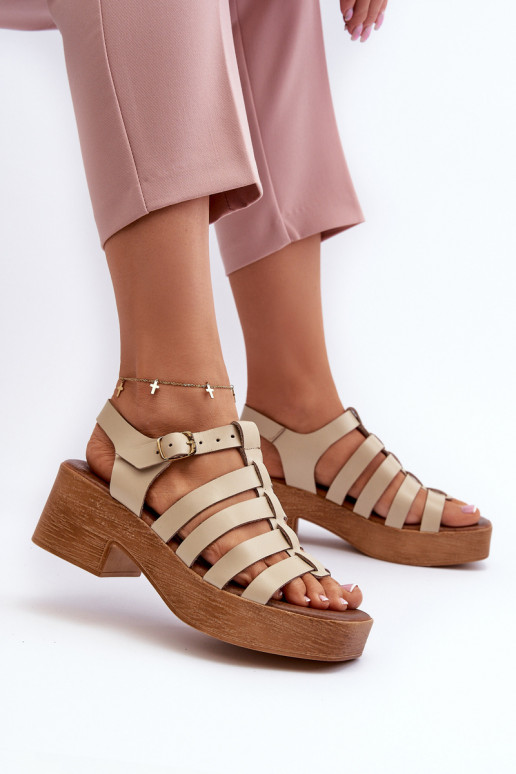 Zazoo 40410 Dámske sandále Dámske béžová Zazoo 40410 Dámske sandále Dámske béžová