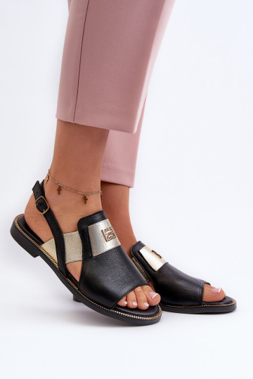 Zazoo 40385 Dámske Dámske sandále čierna 2