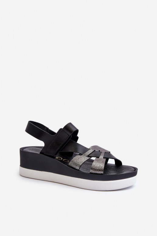 Zazoo 40397 Dámske Dámske sandále s platformou čierna Zazoo 40397 Dámske Dámske sandále s platformou čierna