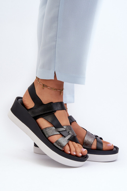 Zazoo 40397 Dámske Dámske sandále s platformou čierna Zazoo 40397 Dámske Dámske sandále s platformou čierna