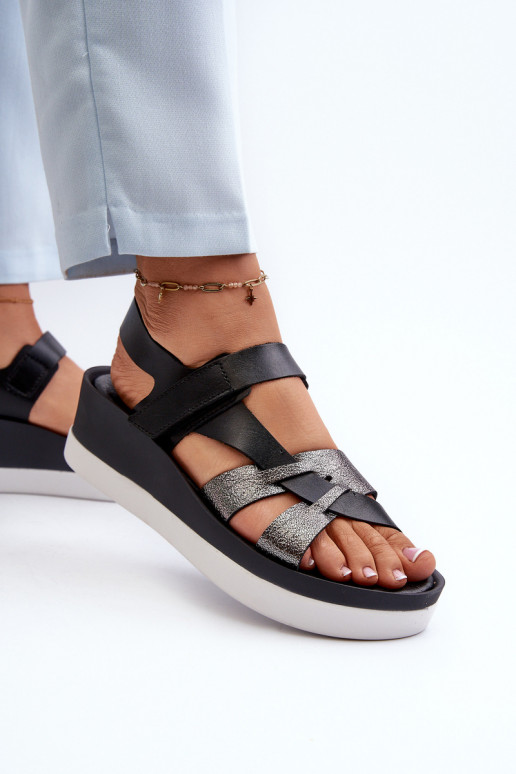 Zazoo 40397 Dámske Dámske sandále s platformou čierna Zazoo 40397 Dámske Dámske sandále s platformou čierna