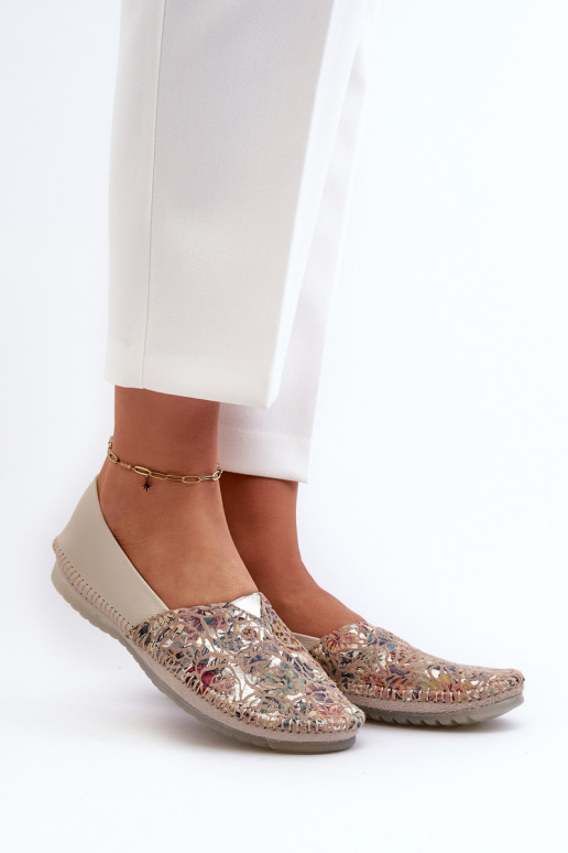 Dámske Balerínky Máciejka 1930B-04 béžová Dámske Balerínky Máciejka 1930B-04 béžová