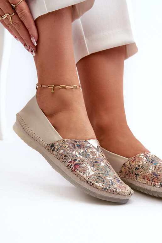 Dámske Balerínky Máciejka 1930B-04 béžová Dámske Balerínky Máciejka 1930B-04 béžová