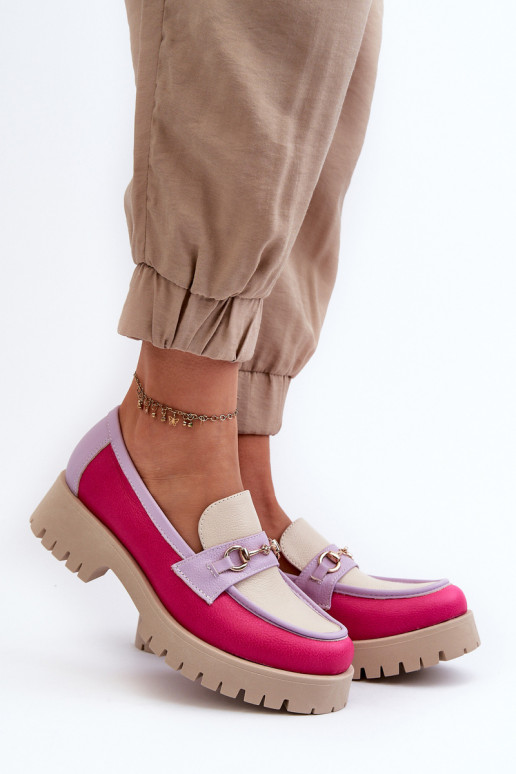 Zazoo 3475 Kožené Dámske Mokasíny béžová