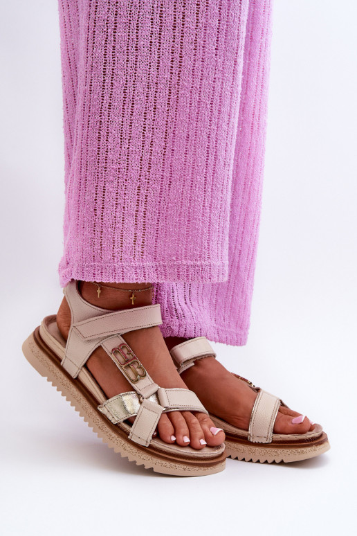 Zazoo 50103 Dámske Dámske sandále s platformou béžová Zazoo 50103 Dámske Dámske sandále s platformou béžová