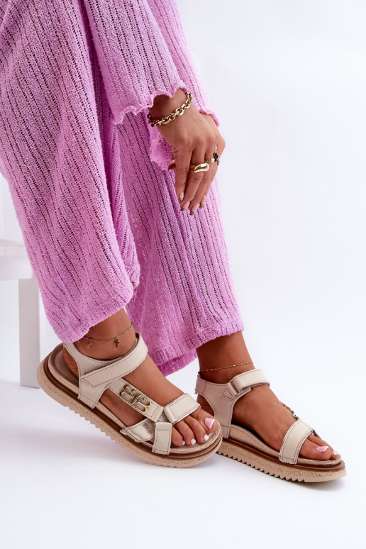 Zazoo 50103 Dámske Dámske sandále s platformou béžová Zazoo 50103 Dámske Dámske sandále s platformou béžová