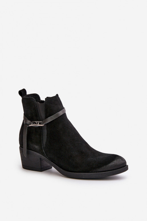 Zazoo 60478 Semišové topánky s podpätkami zahriať sa Upevnené Zapnuté Hrad čierna Zazoo 60478 Semišové topánky s podpätkami zahriať sa Upevnené Zapnuté Hrad čierna