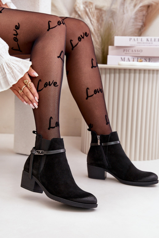 Zazoo 60478 Semišové topánky s podpätkami zahriať sa Upevnené Zapnuté Hrad čierna Zazoo 60478 Semišové topánky s podpätkami zahriať sa Upevnené Zapnuté Hrad čierna