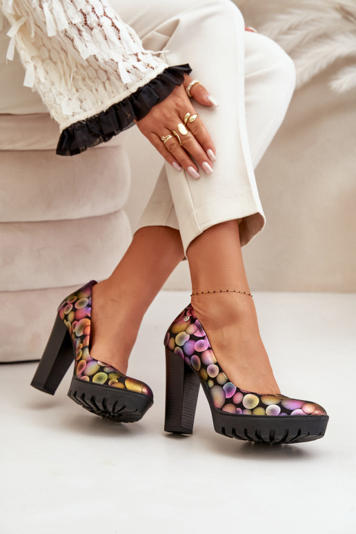 Kožené Topánky s podpätkami Máciejka 02629-39 Rôzne farby Kožené Topánky s podpätkami Máciejka 02629-39 Rôzne farby