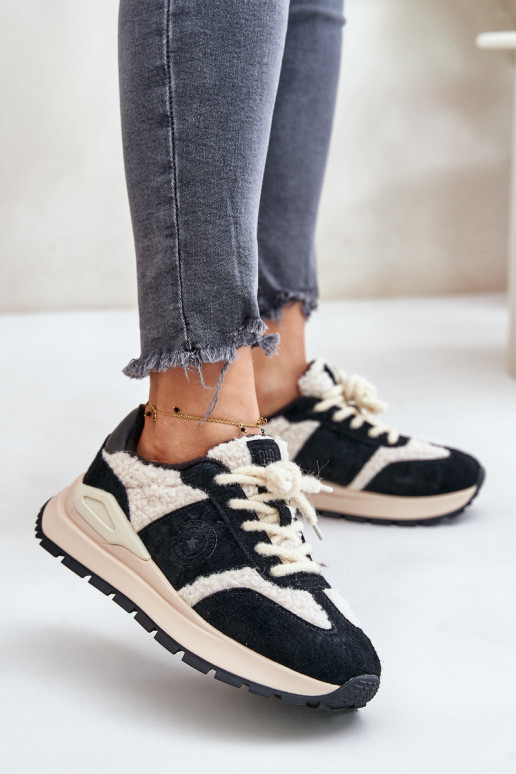 zahriať sa Tenisky model obuvi Dámske Kožené Big Star OO274A318 HI-POLY SYSTEM čierna zahriať sa Tenisky model obuvi Dámske Kožené Big Star OO274A318 HI-POLY SYSTEM čierna