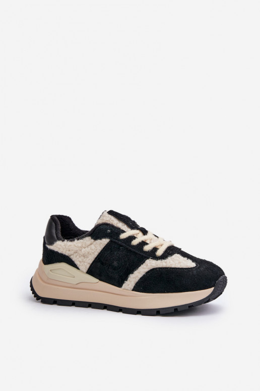 zahriať sa Tenisky model obuvi Dámske Kožené Big Star OO274A318 HI-POLY SYSTEM čierna zahriať sa Tenisky model obuvi Dámske Kožené Big Star OO274A318 HI-POLY SYSTEM čierna