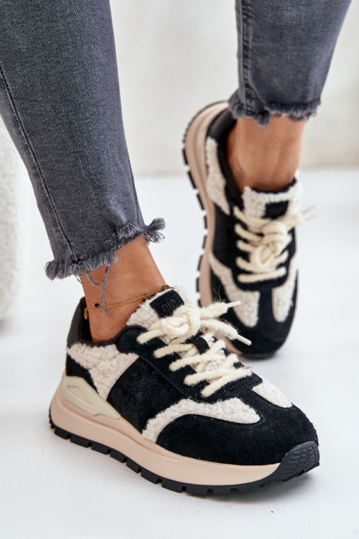 zahriať sa Tenisky model obuvi Dámske Kožené Big Star OO274A318 HI-POLY SYSTEM čierna zahriať sa Tenisky model obuvi Dámske Kožené Big Star OO274A318 HI-POLY SYSTEM čierna