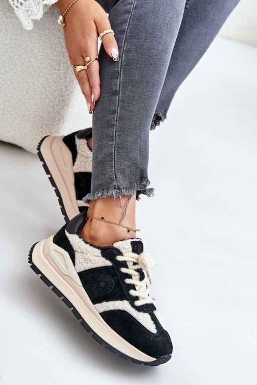 zahriať sa Tenisky model obuvi Dámske Kožené Big Star OO274A318 HI-POLY SYSTEM čierna zahriať sa Tenisky model obuvi Dámske Kožené Big Star OO274A318 HI-POLY SYSTEM čierna