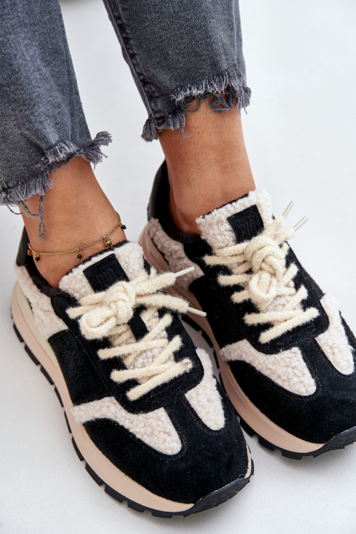 zahriať sa Tenisky model obuvi Dámske Kožené Big Star OO274A318 HI-POLY SYSTEM čierna zahriať sa Tenisky model obuvi Dámske Kožené Big Star OO274A318 HI-POLY SYSTEM čierna