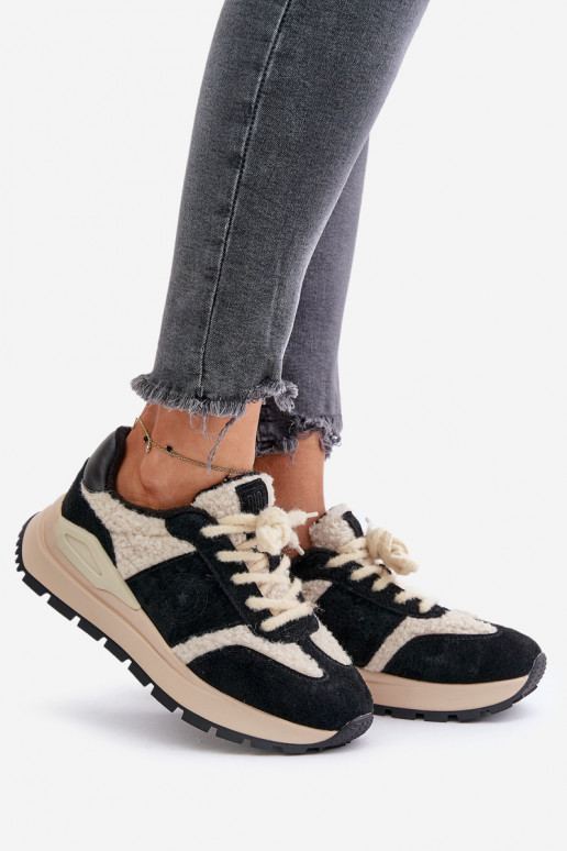 zahriať sa Tenisky model obuvi Dámske Kožené Big Star OO274A318 HI-POLY SYSTEM čierna zahriať sa Tenisky model obuvi Dámske Kožené Big Star OO274A318 HI-POLY SYSTEM čierna