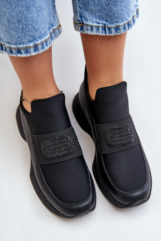 tenisky s platformou Kožené čierna Artiker 55C0035 tenisky s platformou Kožené čierna Artiker 55C0035