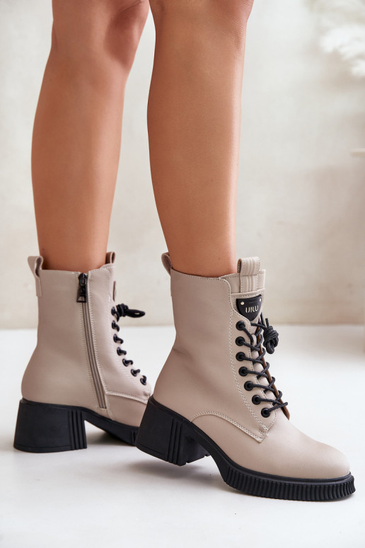 zahriať sa Dámske čižmy Vyrobené z prírodnej kože Vinceza 66671 béžová zahriať sa Dámske čižmy Vyrobené z prírodnej kože Vinceza 66671 béžová