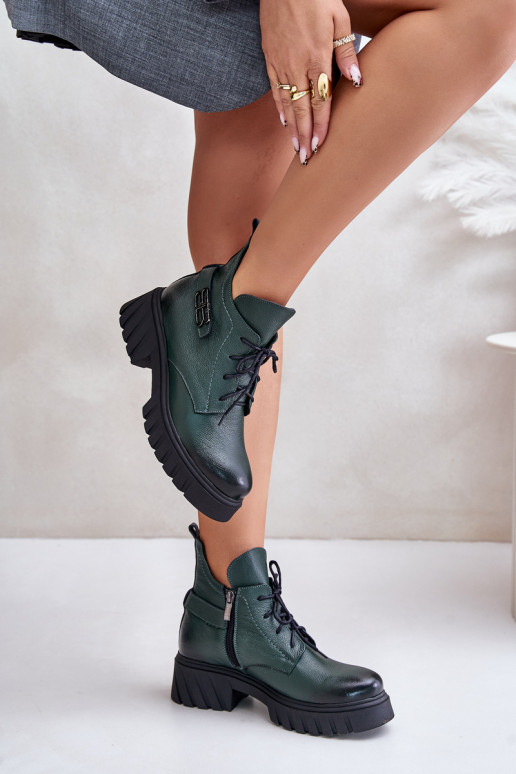 Zazoo 60483 Dámske čižmy S nízkym zvrškom zahriať sa khaki farby Zazoo 60483 Dámske čižmy S nízkym zvrškom zahriať sa khaki farby