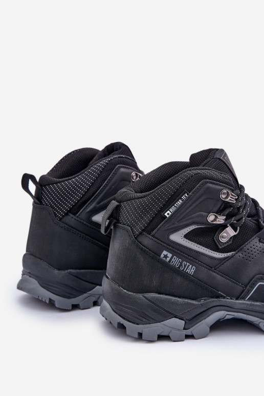 turistické topánky pánske Big Star OO174341 čierna turistické topánky pánske Big Star OO174341 čierna