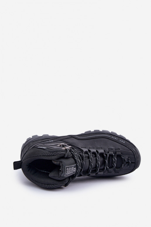 turistické topánky pánske Big Star OO174341 čierna turistické topánky pánske Big Star OO174341 čierna