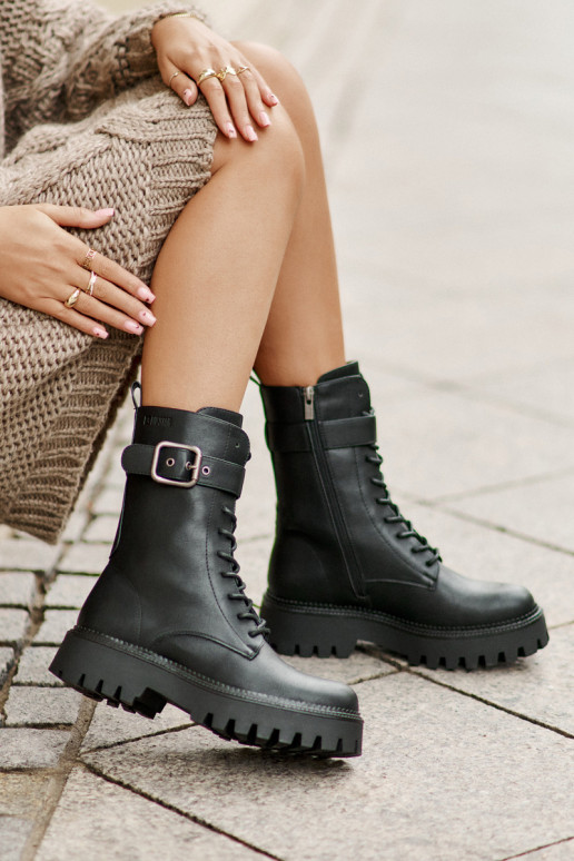 zahriať sa Pracovné členkové topánky s prackami Big Star OO274137 čierna zahriať sa Pracovné členkové topánky s prackami Big Star OO274137 čierna