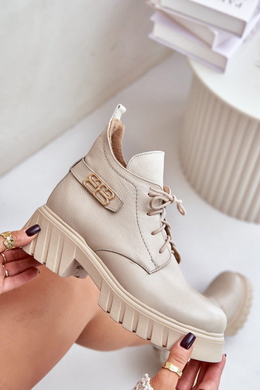 Zazoo 60483 Dámske čižmy S nízkym zvrškom zahriať sa béžová Zazoo 60483 Dámske čižmy S nízkym zvrškom zahriať sa béžová