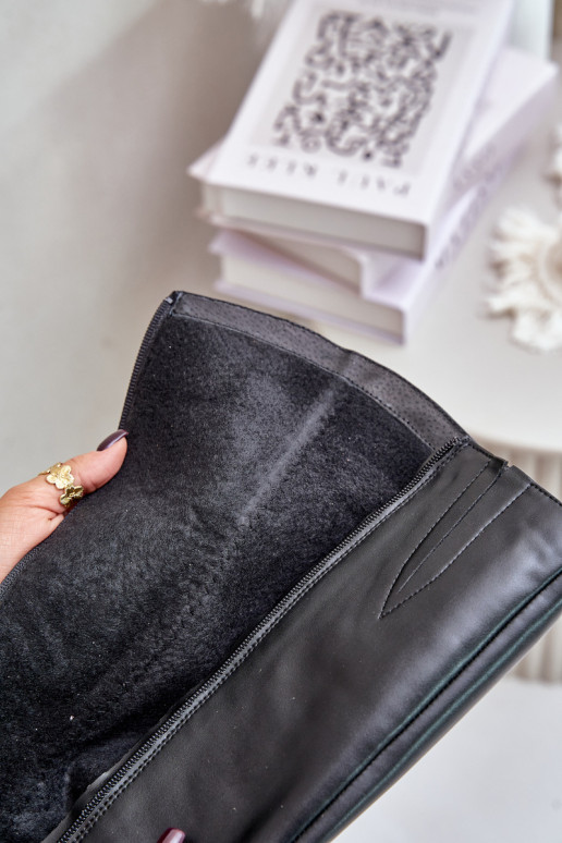 Zazoo 70140 Kožené dámske čižmy Pred kolenom zahriať sa čierna