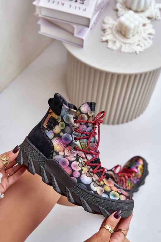 Kožené Dámske zahriať sa Čižmy Máciejka 06146-39 Rôzne farby Kožené Dámske zahriať sa Čižmy Máciejka 06146-39 Rôzne farby