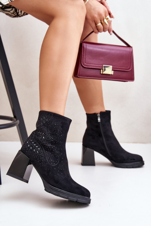 zahriať sa Dámske čižmy S Dekoráciou D&A MR880-130 čierna zahriať sa Dámske čižmy S Dekoráciou D&A MR880-130 čierna