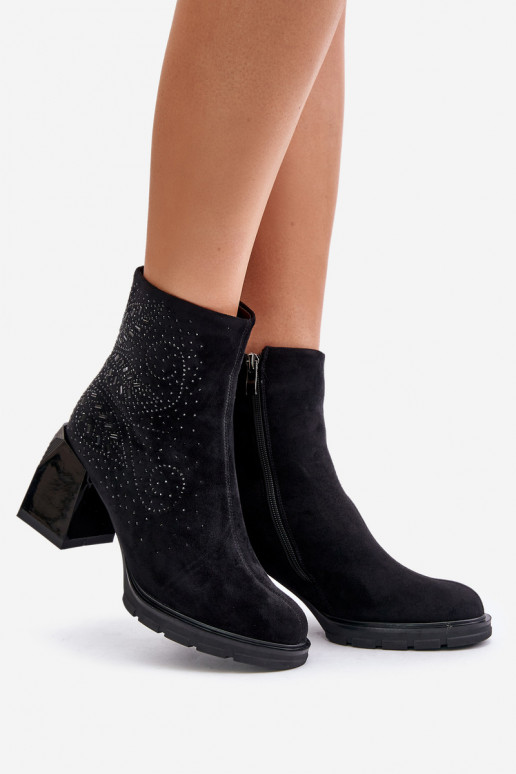 zahriať sa Dámske čižmy S Dekoráciou D&A MR880-130 čierna zahriať sa Dámske čižmy S Dekoráciou D&A MR880-130 čierna