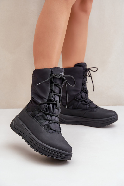 Dámske Snehule INUAOciepliną Primaloft 4F 4FRAIN24FSBSF012 čierna