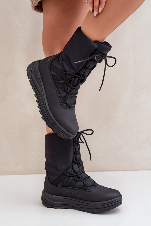 Dámske Snehule INUAOciepliną Primaloft 4F 4FRAIN24FSBSF012 čierna