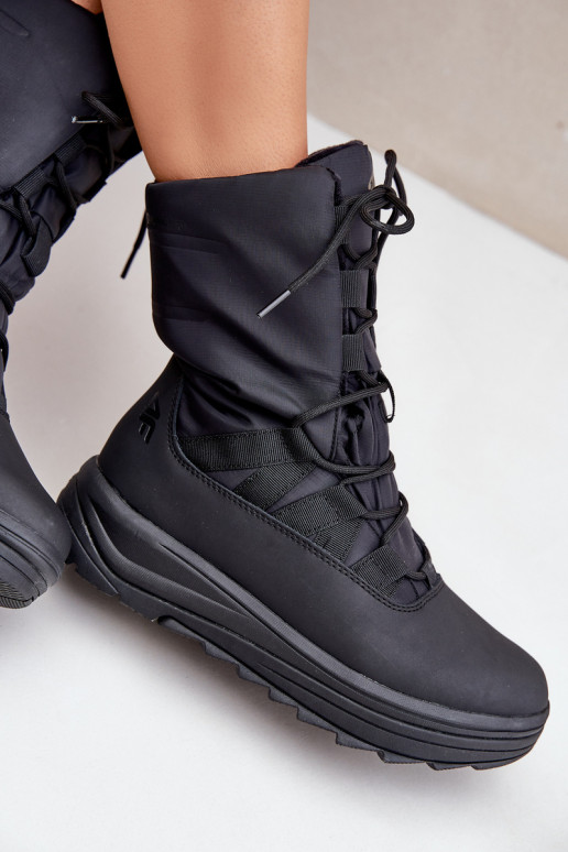 Dámske Snehule INUAOciepliną Primaloft 4F 4FRAIN24FSBSF012 čierna