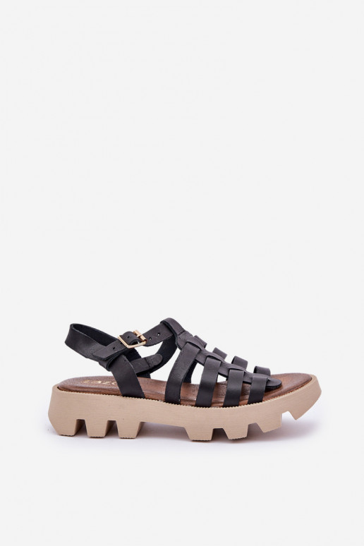 Dámske sandále Dámske Zazoo 3695 čierna