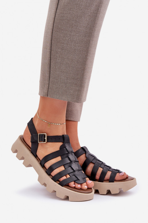 Dámske sandále Dámske Zazoo 3695 čierna