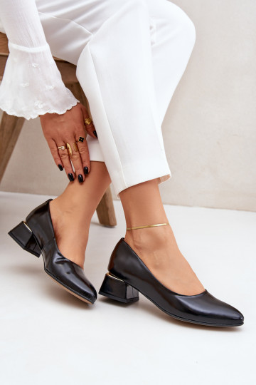 Kožené Topánky LeInski 3118 čierna