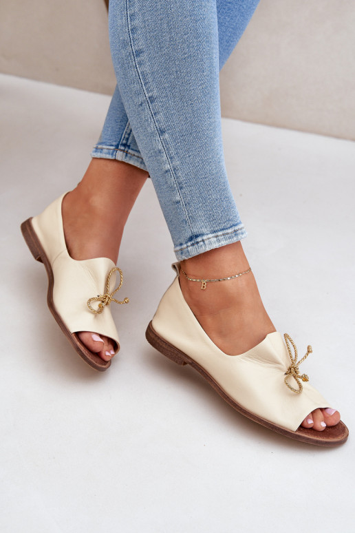 Zazoo 2660 Balerínky Dámske slonovina Zazoo 2660 Balerínky Dámske slonovina