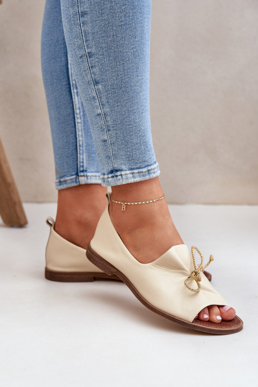 Zazoo 2660 Balerínky Dámske slonovina Zazoo 2660 Balerínky Dámske slonovina