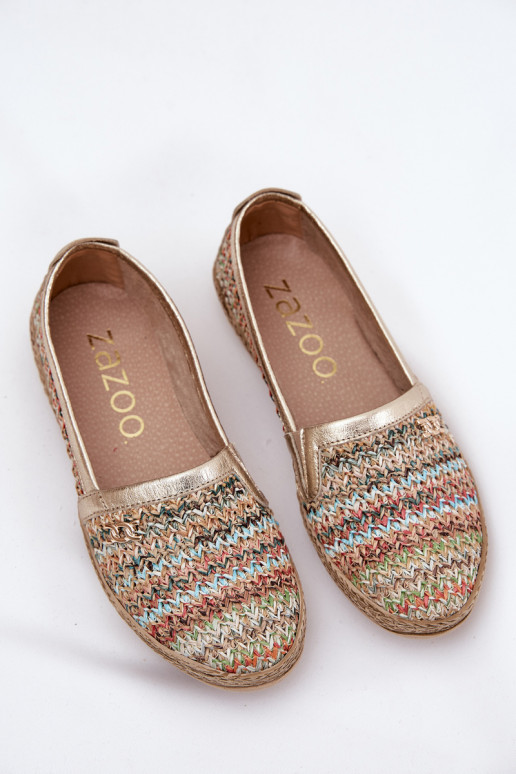 Elegantný štýl Kožené espadrilky S vrkočom Zazoo 10178 Rôzne farby Elegantný štýl Kožené espadrilky S vrkočom Zazoo 10178 Rôzne farby