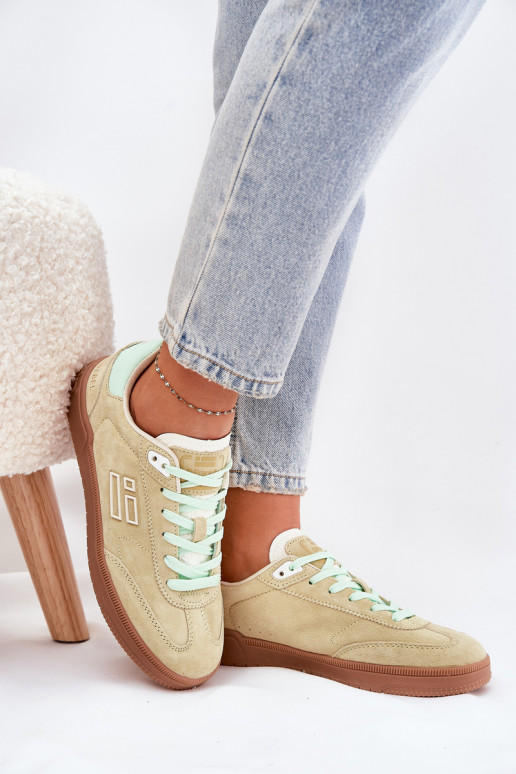 zo semišu tenisky Tenisky model obuvi Dámske D.Franklin DFSH387005 Limetka zo semišu tenisky Tenisky model obuvi Dámske D.Franklin DFSH387005 Limetka