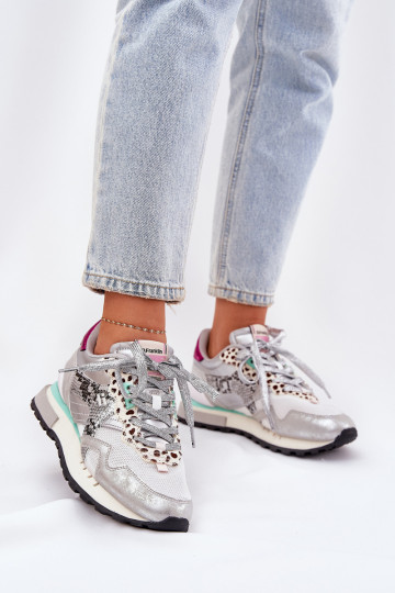 Tenisky model obuvi tenisky Dámske D.Franklin DFSH378006 strieborná farba 2